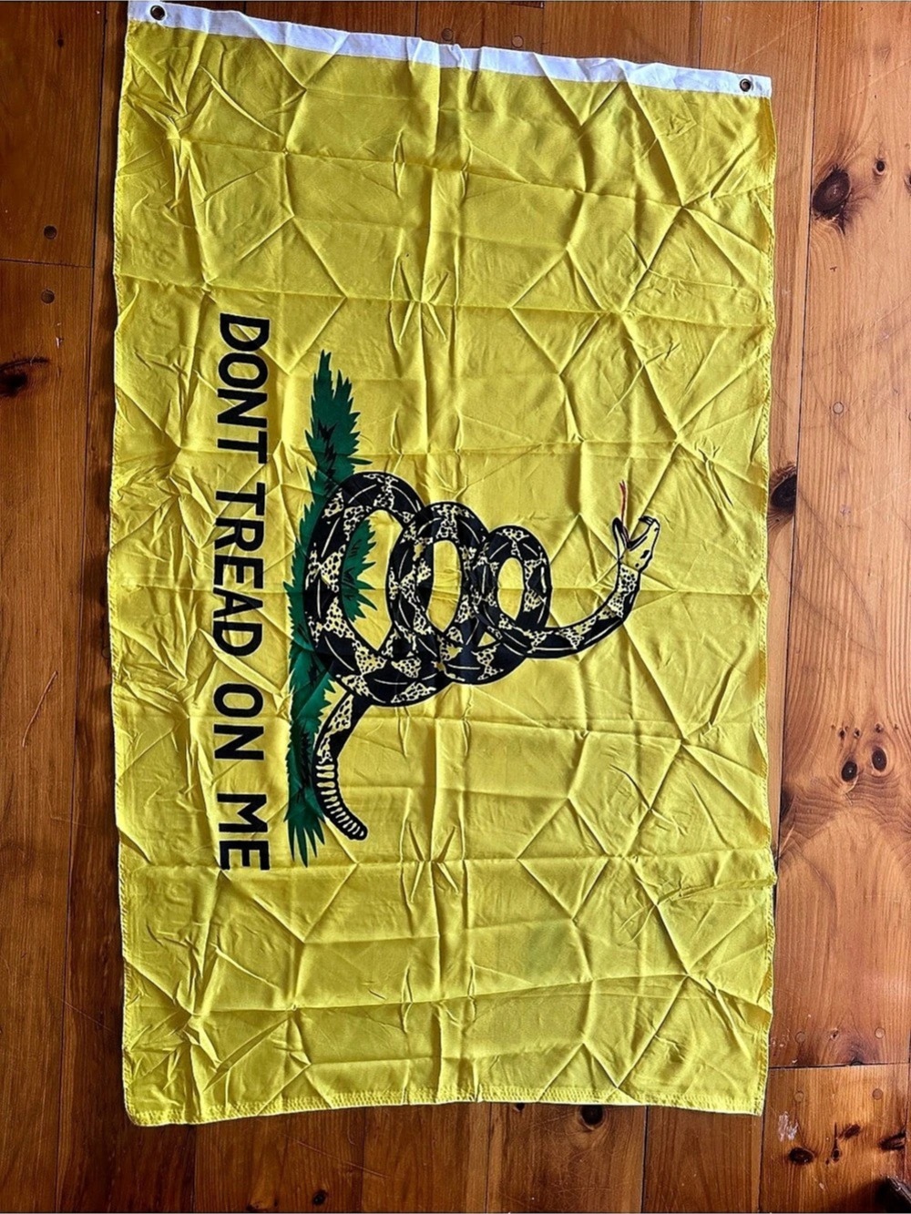 Gadsden Don't Tread on Me Flag Yellow Black